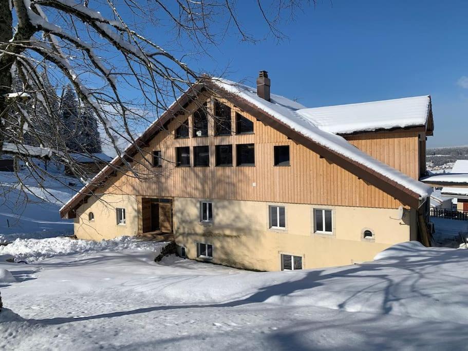 Ancienne Ferme Comtoise 4 Etoiles, 11 Personnes Lac St-Point/Mont D'Or Montperreux Kültér fotó